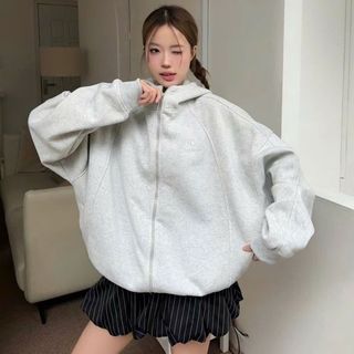 Áo khoác nam nữ thêu chữ CATTEEIUS chất nỉ bông dày bền đẹp