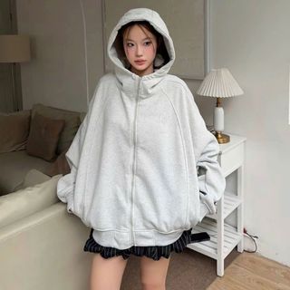 Áo khoác nam nữ thêu chữ CATTEEIUS chất nỉ bông dày bền đẹp