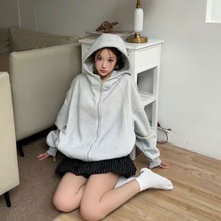 Áo khoác nam nữ thêu chữ CATTEEIUS chất nỉ bông dày bền đẹp