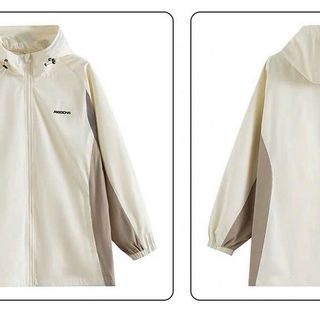 Áo khoác dù in chữ REDCHA form rộng, có túi trong Áo khoác dù in chữ REDCHA form rộng, có túi trong