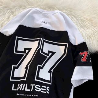 Áo thun in số 77 chất thun mè thái from rộng unisex …. Áo thun in số 77 chất thun mè thái from rộng unisex ….