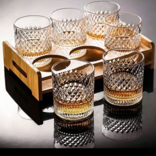 Ly thuỷ tinh, cốc thuỷ tinh chịu nhiệt, ly uống rượu whisky dung tích 320ml ( THÙNG 6 BỘ )