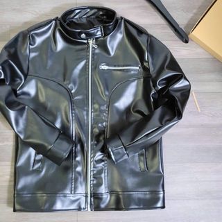 Áo khoác da simili thời trang nam thu đông