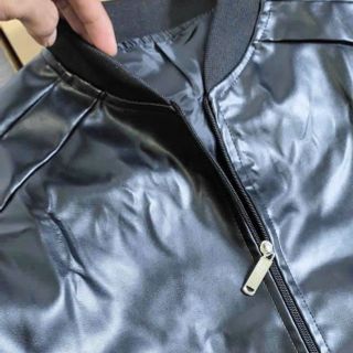 Áo khoác trang nam thu đông chất liệu da simili