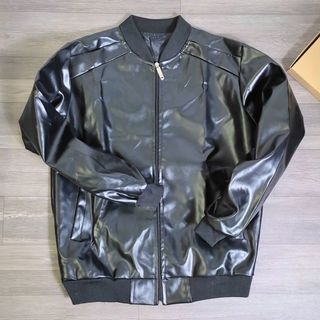 Áo khoác trang nam thu đông chất liệu da simili