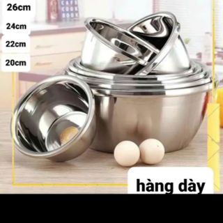 Âu inox 26 cm ( THÙNG 140 C ) Âu inox 26 cm ( THÙNG 140 C )