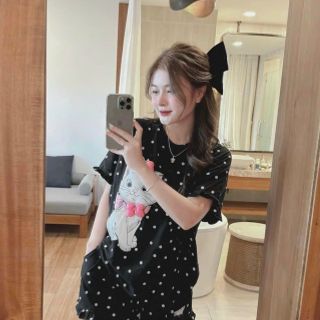 Set Đùi Nữ Hình Mèo 3D Chất Liệu Thun Gân Cao Cấp 45-65Kg Set Đùi Nữ Hình Mèo 3D Chất Liệu Thun Gân Cao Cấp 45-65Kg