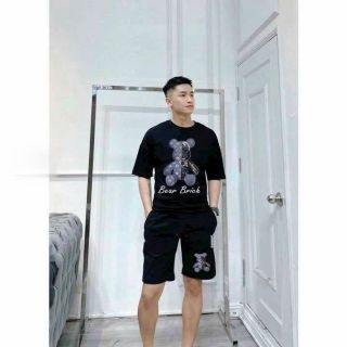 ￼Set Quần Short + Áo Phông Bear Nam Nữ Mặc Được (Có Sẵn)