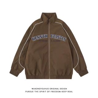 Áo Khoác Dù Nam Nữ Hai Lớp Lót Dù Chạy Mí Viền Logo Thêu Áo Khoác Gió From Rộng