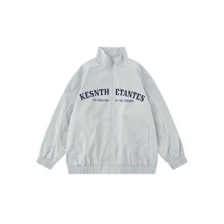 Áo Khoác Dù Nam Nữ Hai Lớp Lót Dù Chạy Mí Viền Logo Thêu Áo Khoác Gió From Rộng