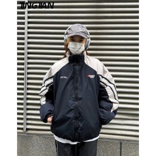 Áo Khoác Dù Chạy Viền THÊU CATTEE - Jacket Form Rộng Unisex Áo Khoác Dù Chạy Viền THÊU CATTEE - Jacket Form Rộng Unisex