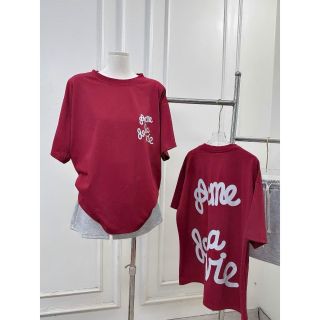 Set Áo Phông In Chữ 2 Mặt Mix Chân Váy Ngắn Chữ A Kèm Quần Trong Xanh Đỏ Cam