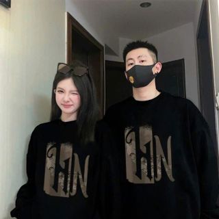 Áo Sweater Nam Nữ In Chữ HN Chất Nỉ Dày Dặn Áo Couple Phong Cách Trẻ Trung