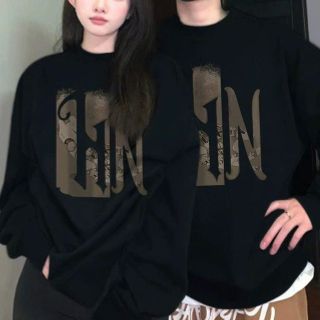 Áo Sweater Nam Nữ In Chữ HN Chất Nỉ Dày Dặn Áo Couple Phong Cách Trẻ Trung