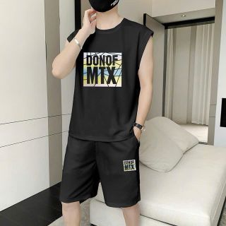 Bộ đồ thể thao nam ba lỗ form rộng chất thun lạnh co giãn mịn mát Bộ đồ thể thao nam ba lỗ form rộng chất thun lạnh co giãn mịn mát
