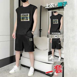 Bộ đồ thể thao nam ba lỗ form rộng chất thun lạnh co giãn mịn mát Bộ đồ thể thao nam ba lỗ form rộng chất thun lạnh co giãn mịn mát