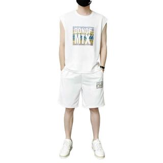 Bộ đồ thể thao nam ba lỗ form rộng chất thun lạnh co giãn mịn mát Bộ đồ thể thao nam ba lỗ form rộng chất thun lạnh co giãn mịn mát