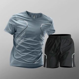 ￼Bộ Đồ, Set Quần Áo thể Thao Nam Nữ, Sport Tập Thể Dục Chạy Bộ Tập Gym, Không Bai Nhão, Bền, Mát Mẻ
