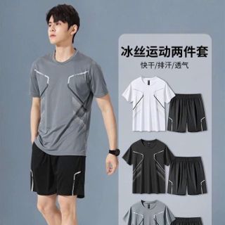 ￼Bộ Đồ, Set Quần Áo thể Thao Nam Nữ, Sport Tập Thể Dục Chạy Bộ Tập Gym, Không Bai Nhão, Bền, Mát Mẻ
