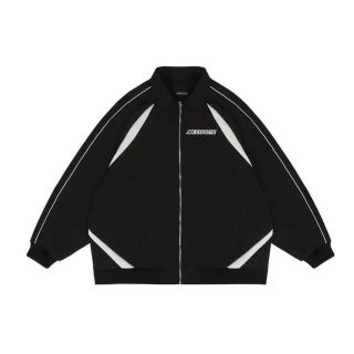 ÁO KHOÁC DÙ HAI LỚP/JACKET UNISEX FORM RỘNG NAM NỮ HỌA TIẾT IN JMK