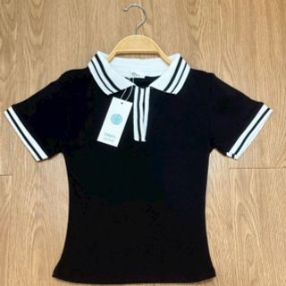 Áo Polo Cổ Bẻ Phối Viền Chất Cotton Co Giãn Mịn Mát - Freesize Dưới 53kg Áo Polo Cổ Bẻ Phối Viền Chất Cotton Co Giãn Mịn Mát - Freesize Dưới 53kg