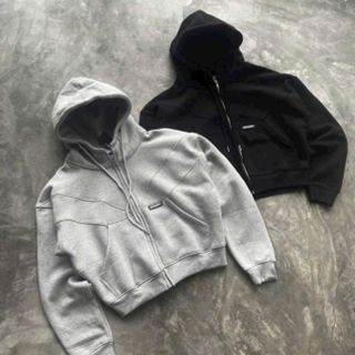 Áo Khoác Nỉ Form Boxy Viền Thân Logo Cao Su RIPOFFF - Freesize Dưới 65kg Áo Khoác Nỉ Form Boxy Viền Thân Logo Cao Su RIPOFFF - Freesize Dưới 65kg
