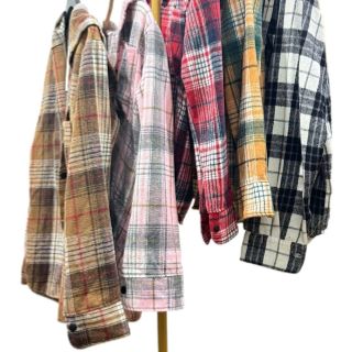 Áo Sơ Mi Dài Tay Flannel Dày Mịn Họa Tiết Kẻ Caro Có Mũ Form Nam Nữ Unisex