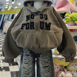 Áo Khoác Boxy Thêu NQ30 Chất Nỉ Bông Dày Mịn, Cổ Cao Có Nút Bấm Và Túi Trong Freesize Dưới 65kg