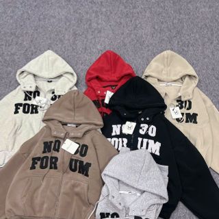 Áo Khoác Boxy Thêu NQ30 Chất Nỉ Bông Dày Mịn, Cổ Cao Có Nút Bấm Và Túi Trong Freesize Dưới 65kg