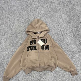 Áo Khoác Boxy Thêu NQ30 Chất Nỉ Bông Dày Mịn, Cổ Cao Có Nút Bấm Và Túi Trong Freesize Dưới 65kg