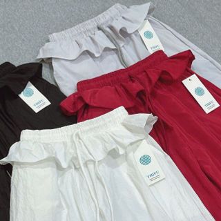 Quần Ống Rộng Lưng BÈO Dây Rút LAI Chất Dù Nhăn Freesize Dưới 65kg Quần Ống Rộng Lưng BÈO Dây Rút LAI Chất Dù Nhăn Freesize Dưới 65kg