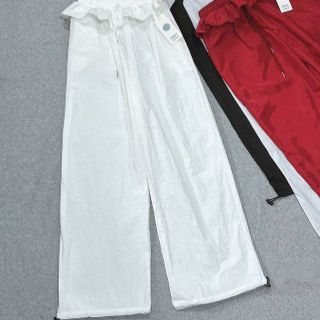 Quần Ống Rộng Lưng BÈO Dây Rút LAI Chất Dù Nhăn Freesize Dưới 65kg Quần Ống Rộng Lưng BÈO Dây Rút LAI Chất Dù Nhăn Freesize Dưới 65kg