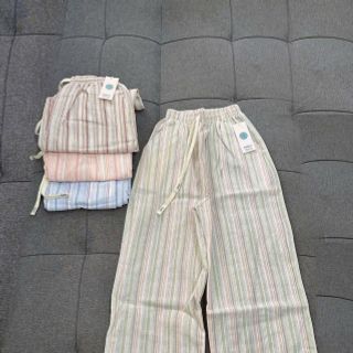 Quần Ống Rộng Chất Thổ Cẩm Trẻ Trung Freesize Dưới 60kg
