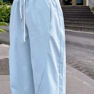 Quần Baggy Thụng Cạp Chun Lưng Cao Tôn Dáng - Chất Liệu Dù Gió Đứng Form Dễ Mặc Freesize Dưới 65kg Quần Baggy Thụng Cạp Chun Lưng Cao Tôn Dáng - Chất Liệu Dù Gió Đứng Form Dễ Mặc Freesize Dưới 65kg