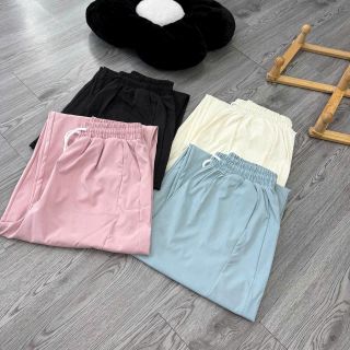 Quần Baggy Thụng Cạp Chun Lưng Cao Tôn Dáng - Chất Liệu Dù Gió Đứng Form Dễ Mặc Freesize Dưới 65kg Quần Baggy Thụng Cạp Chun Lưng Cao Tôn Dáng - Chất Liệu Dù Gió Đứng Form Dễ Mặc Freesize Dưới 65kg