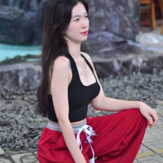 Quần Dài Ống Suông Streetwear Unisex Chất Vải 2 Da Cao Cấp, Lưng Thun Phối Màu Logo Thêu Sắc Nét