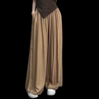 Quần Dài Ống Rộng Giả Váy Dáng Maxi, Chất Vải Đũi Gân Sóng Mềm Mát Quần Dài Ống Rộng Giả Váy Dáng Maxi, Chất Vải Đũi Gân Sóng Mềm Mát