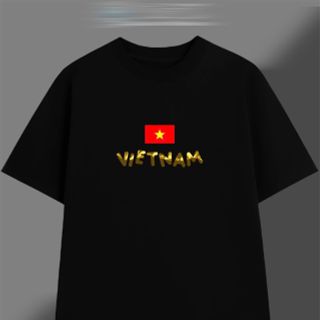 Áo thun in Việt Nam cổ tròn nam nữ thời trang