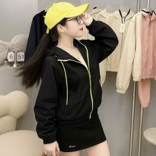 Áo khoác dù nhăn 2 lớp dành cho nữ