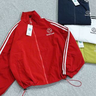 Áo khoác dù nhăn 2 lớp mặt cười Good Luck Áo khoác dù nhăn 2 lớp mặt cười Good Luck