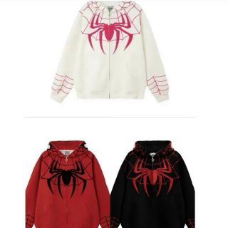 Áo khoác nam nữ hình nhện phù hợp chơi Halloween Áo khoác nam nữ hình nhện phù hợp chơi Halloween