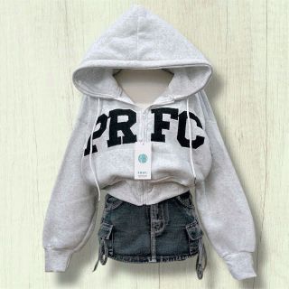 Áo khoác nữ lửng PRFC vải nỉ dày mịn nón rộng Áo khoác nữ lửng PRFC vải nỉ dày mịn nón rộng