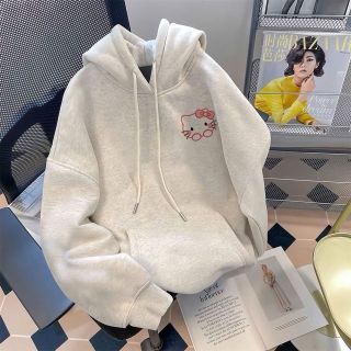 Áo Hoodie in Hellokity (in pét) hình in xịn, bền dính chắc