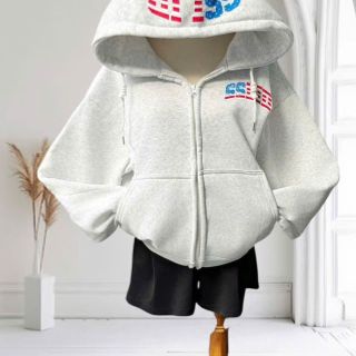 Áo khoác in chữ có cờ mới về, chất vải thun nỉ xuất