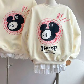 Áo SWETER nữ hình in pét xịn, bền dính chắc PoppoP