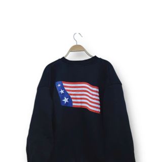 Áo sweater nam nữ in cờ mỹ