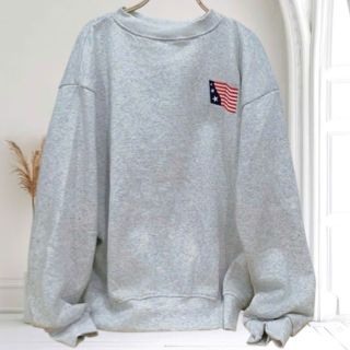 Áo sweater nam nữ in cờ mỹ