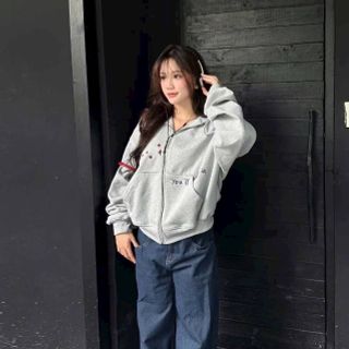 Áo khoác vải xuất khẩu dày mịn YOU'LL FIND IT