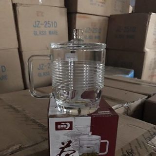 Cốc Nắp Thủy Tinh Chịu Nhiệt (THÙNG 36C) 3