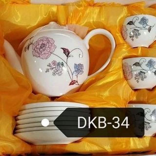 Ấm Chén Đĩa Kê Hàn Quốc Tròn Rẻ (THUNG 12B) Ấm Chén Đĩa Kê Hàn Quốc Tròn Rẻ (THUNG 12B)